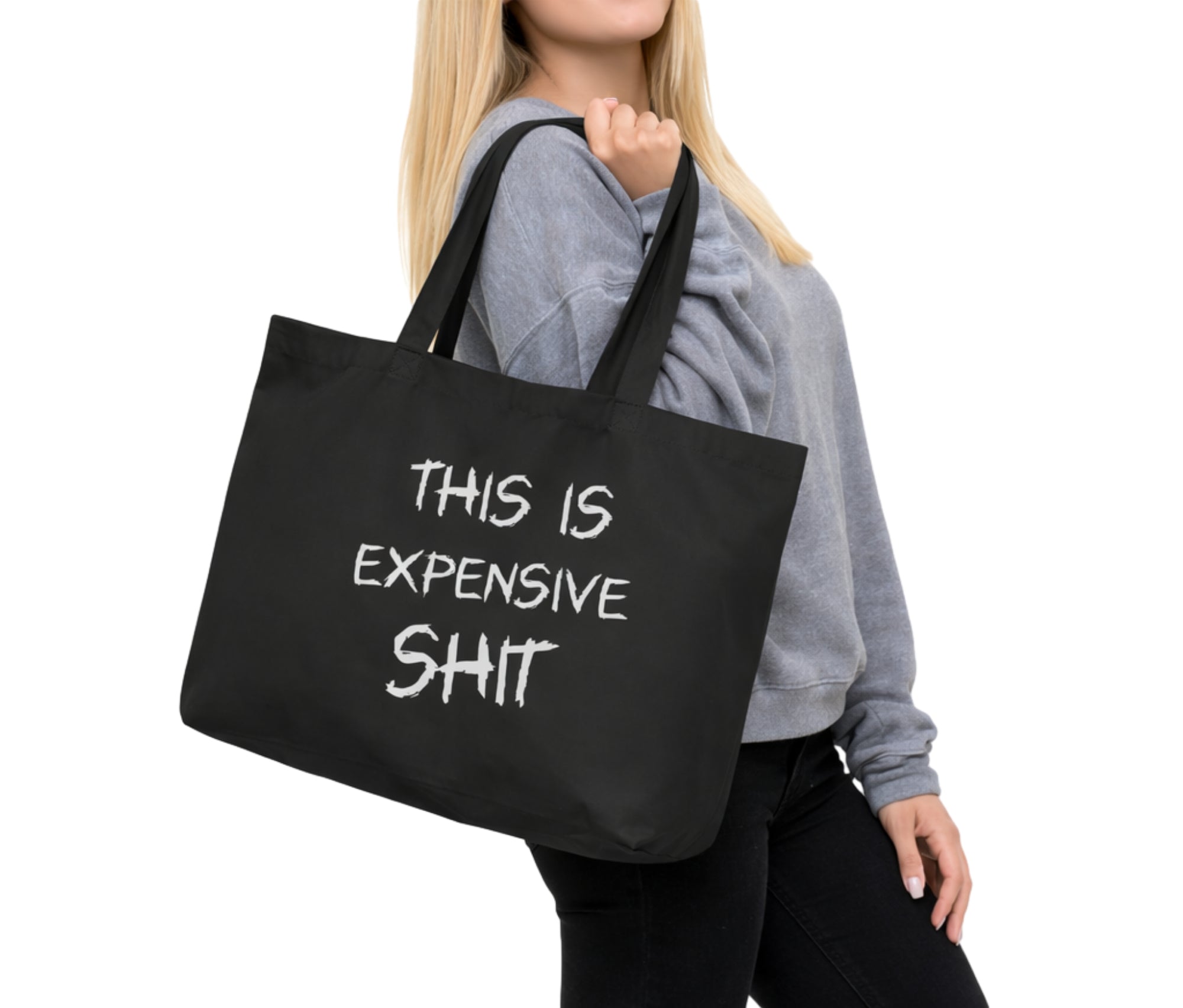 THIS IS EXPENSIVE SHIT torba bawełniana