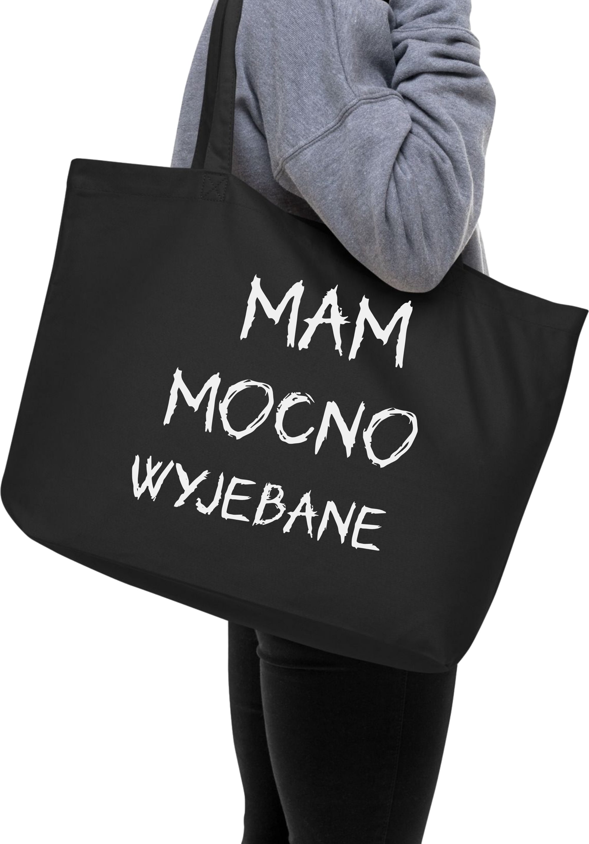 MAM MOCNO WYJEBANE torba bawełniana